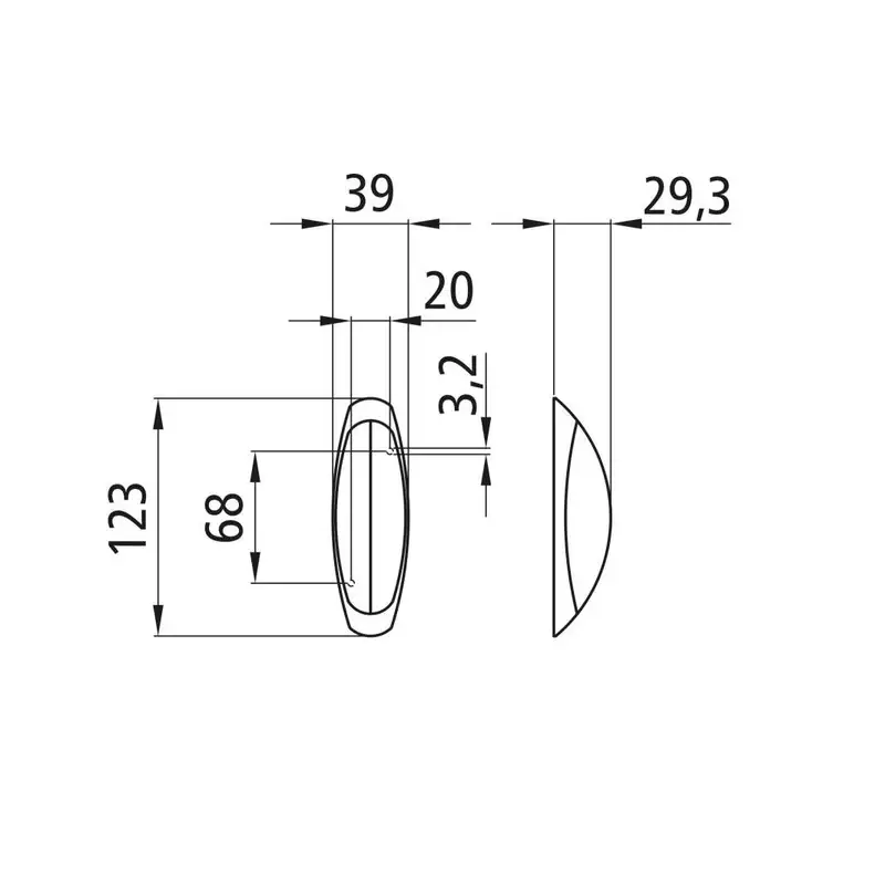 lampa gabarit spate - ASPOK