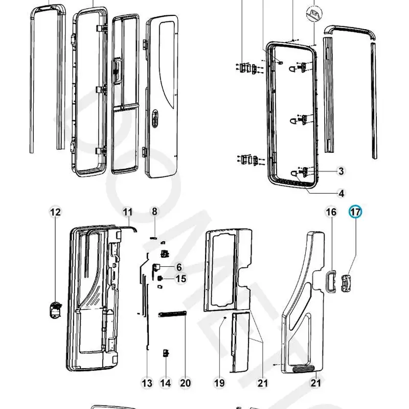 broasca onterioara usa CaraD - DOMETIC
