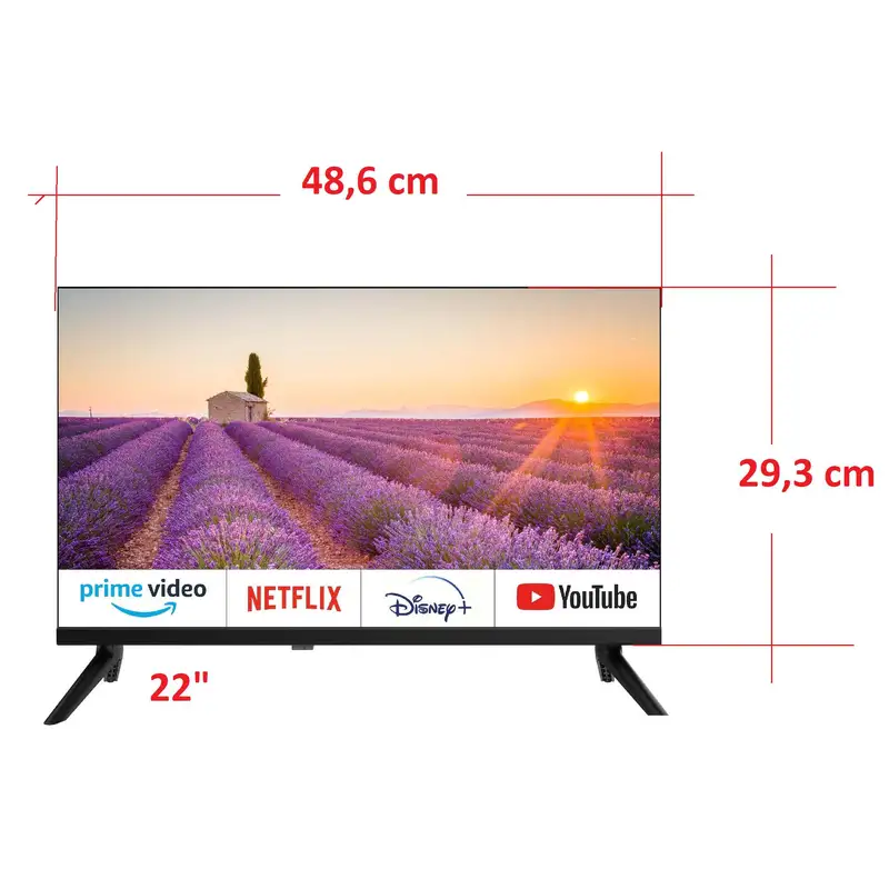 Televizor SMART LED HD Android 22" - EQUINOXE