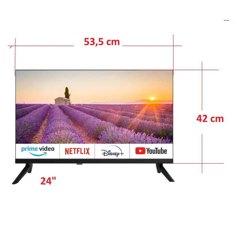 Televizor SMART LED HD Android 24" - EQUINOXE
