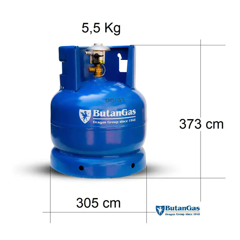 Incarcatura BUTAN 5,5 Kg - BUTAN GAS