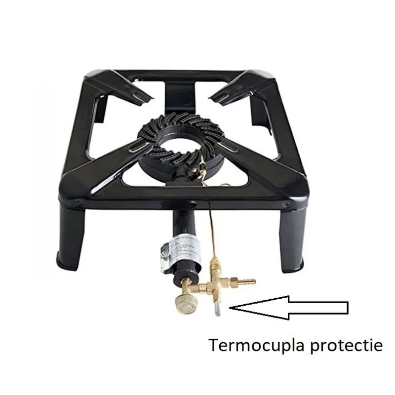 arzator pirostrie 7500W TERMOCUPLA - EUROCAMPING