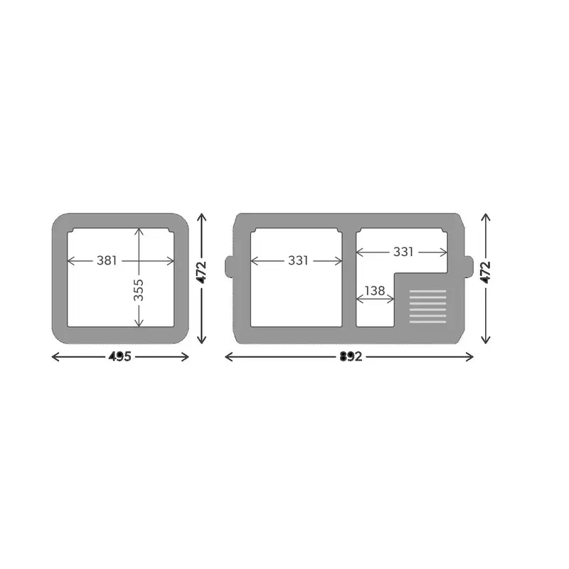 Lada frigorifica CFX5 75DZ - DOMETIC