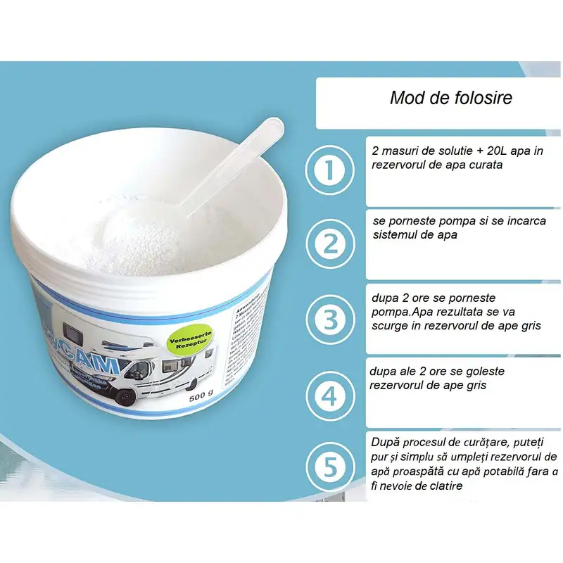 solutie curatat rezervorul de ape curate - abtyCAM