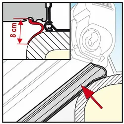 Garnitura veranda F45 Rain Guard Lower - FIAMMA