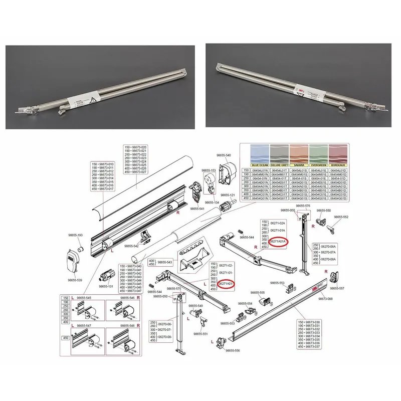 brat veranda FIAMMA F45S