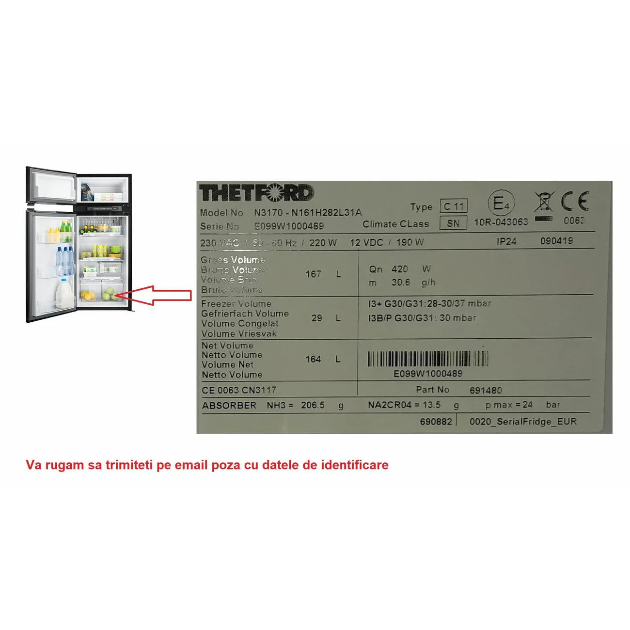 THETFORD Piese schimb