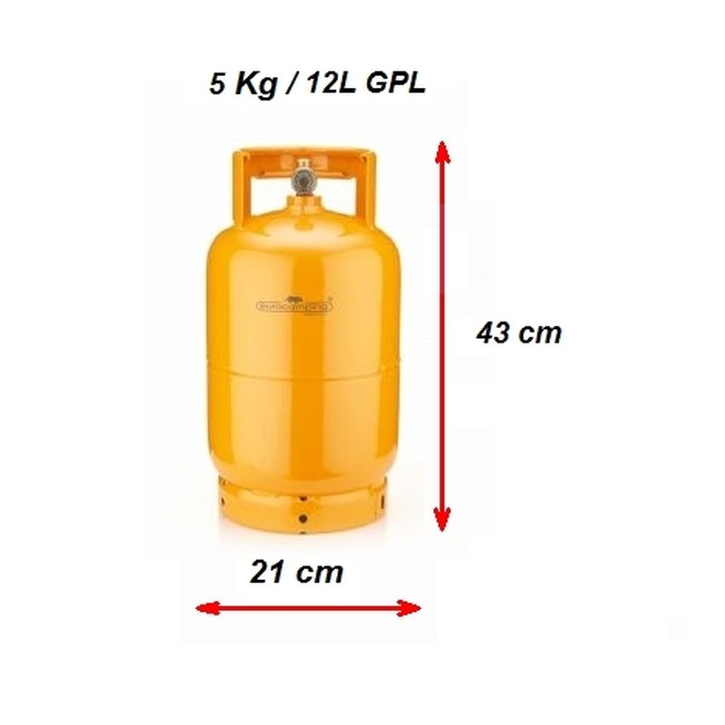 butelie gaz GPL 5 Kg- EUROCAMPING