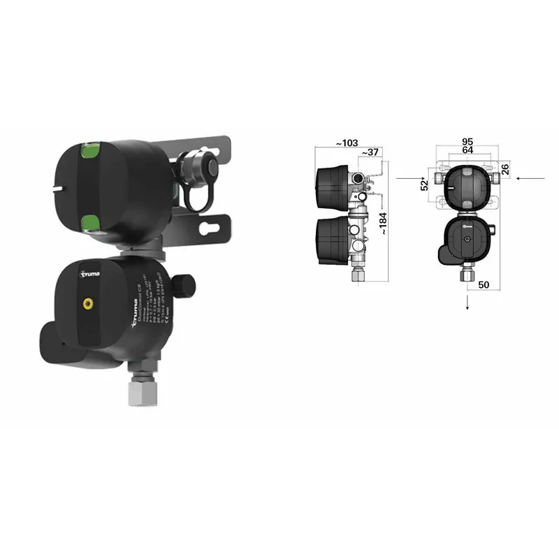 regulator gaz Duocontrol CS Vertical - TRUMA