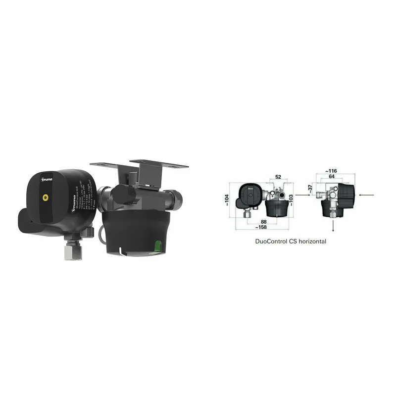 regulator gaz Duocontrol CS Orizontal - TRUMA