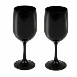 set 2 pahare vin DESIGN BLACK - CAMP4