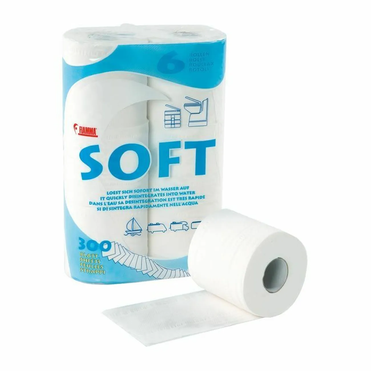 Hartie solubila SOFT x 6 - FIAMMA