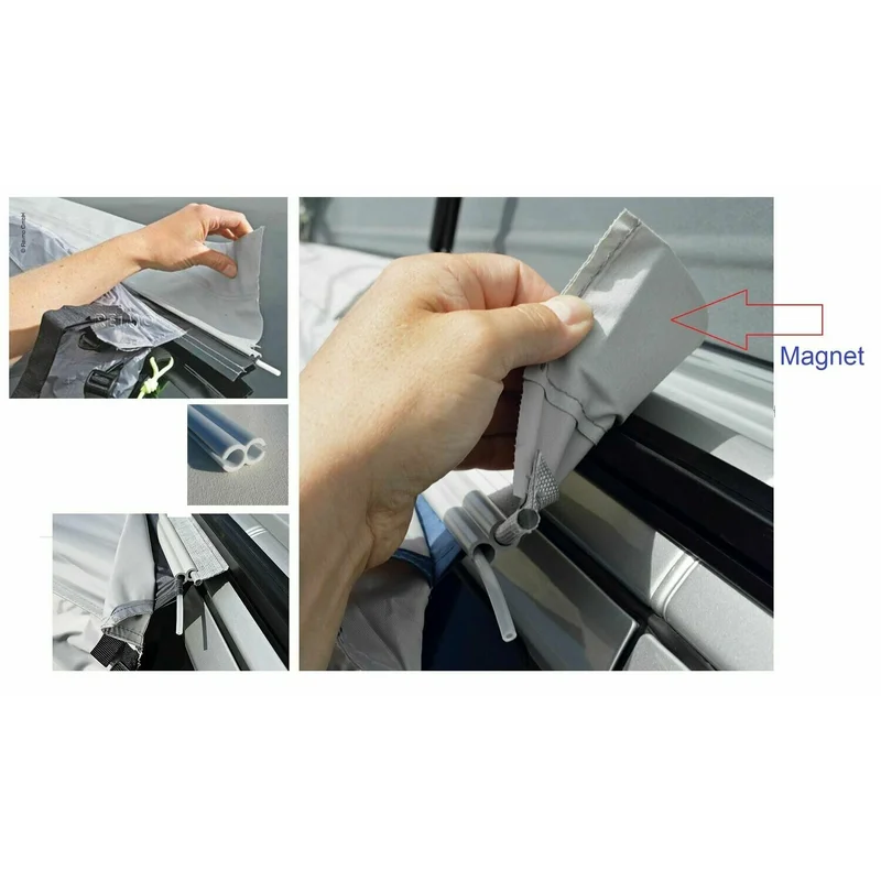 sina dubla cu magnet