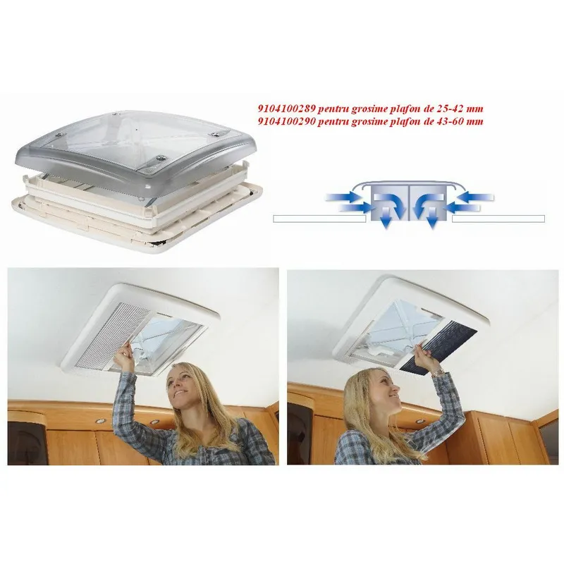 trapa Dometic Mini Heki S 40x40