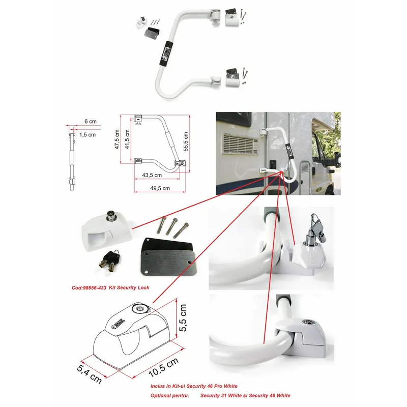 sistem antifurt Security 46 PRO - FIAMMA