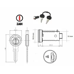 butuc yala cu cheie - ZADI