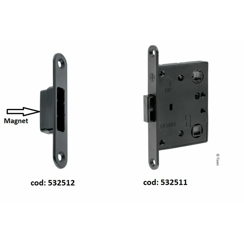 broasca usa baie M-Lock - Magnet