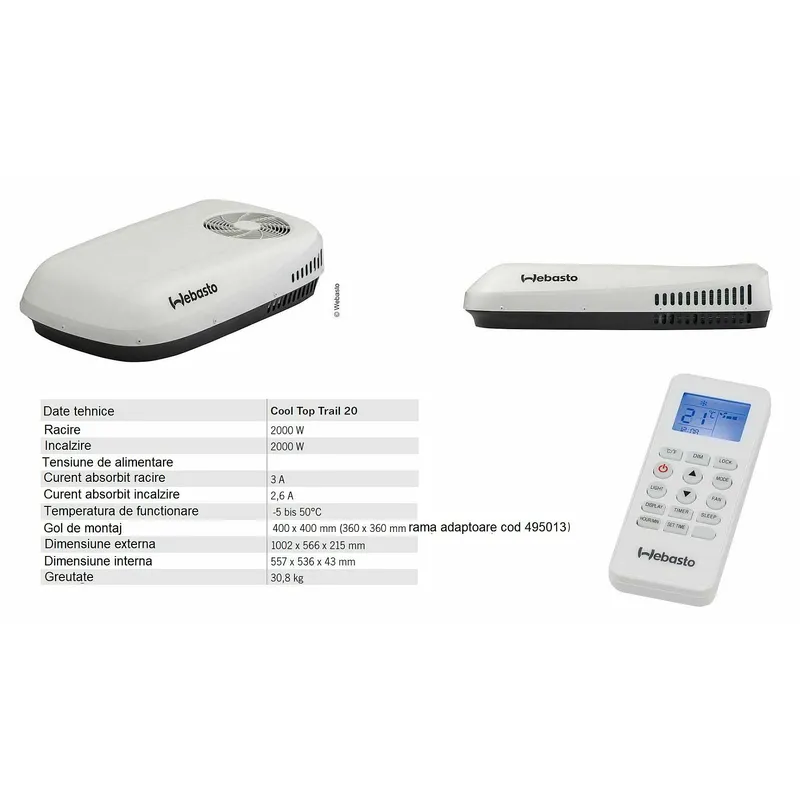 Aer conditionat Cool Top Trail 20 - WEBASTO