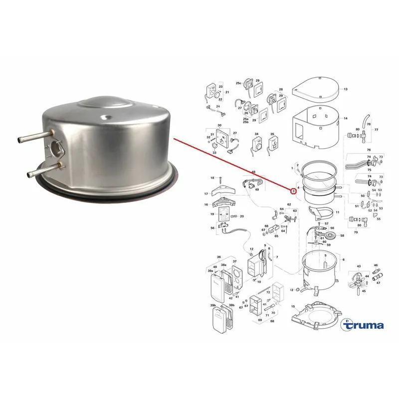 rezervor boiler B10 - TRUMA