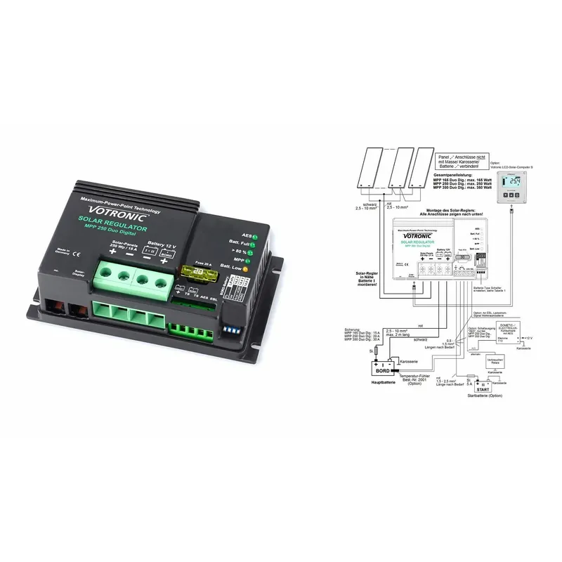 regulator tensiune MPPT Duo Digital - VOTRONIC