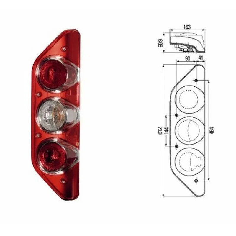 lampa stop CARALUNA Modular - HELLA