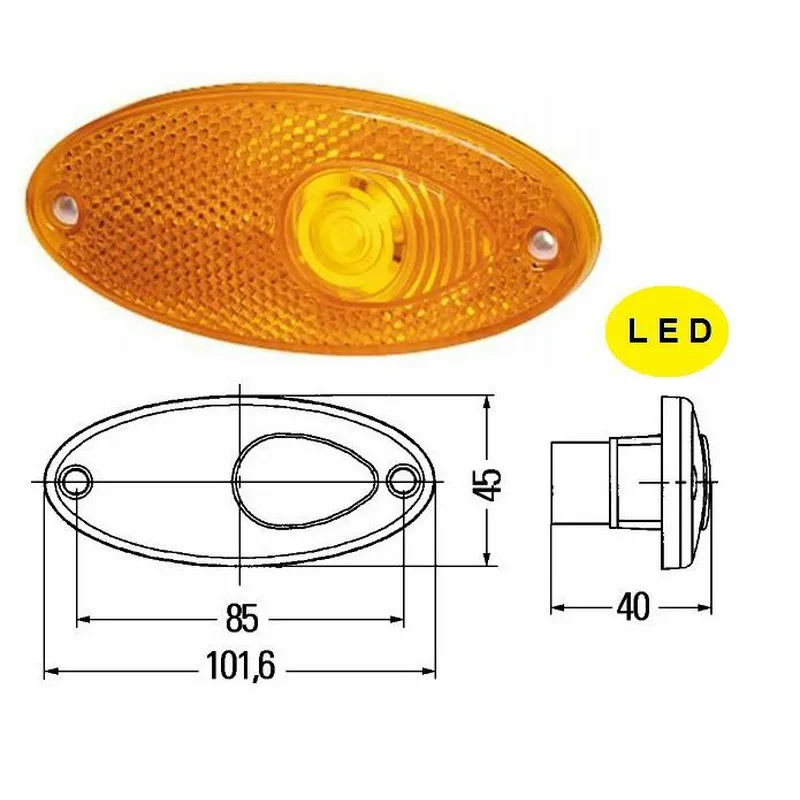 lampa gabarit laterala - HELLA