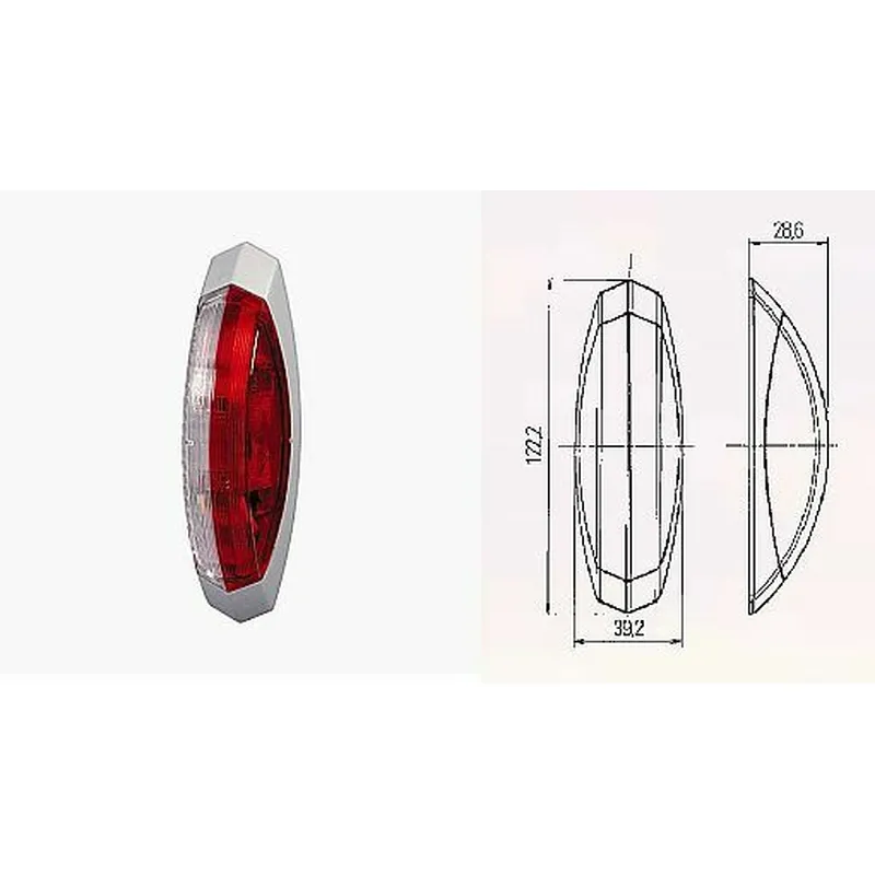 lampa gabarit spate - HELLA
