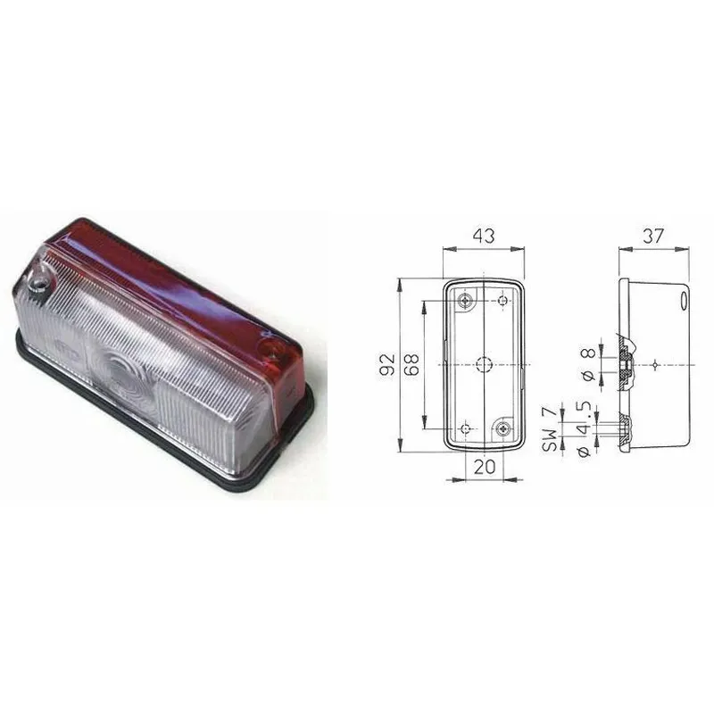 lampa gabarit spate - HELLA