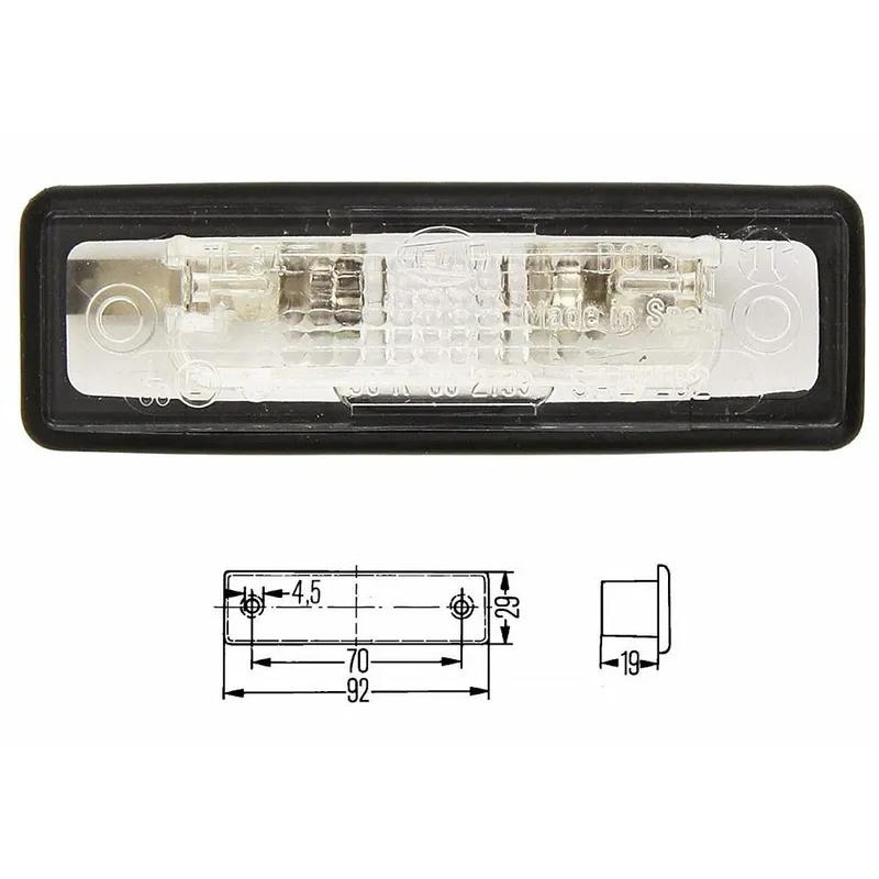 lampa numar - HELLA