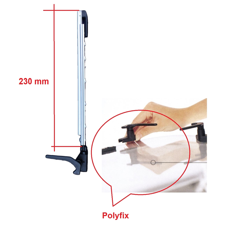 articulatie Click-Clack POLYPLASTIC Polyfix - 230mm