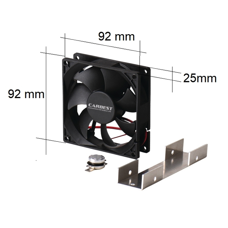 ventilator pentru frigider cu termostat - CARBEST