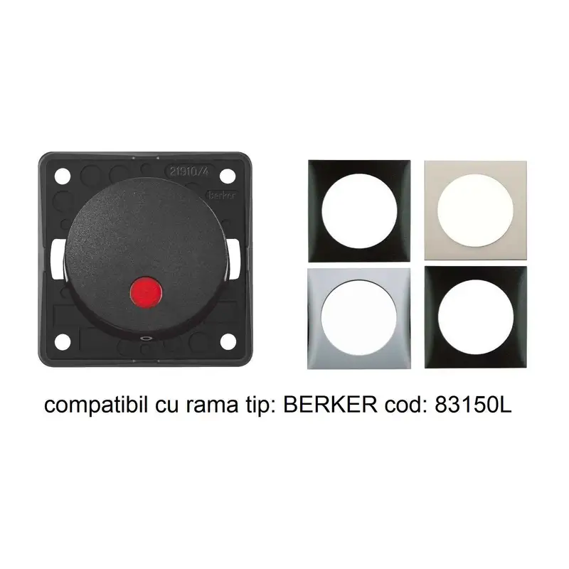 intrerupator lumina cu martor LED - BERKER