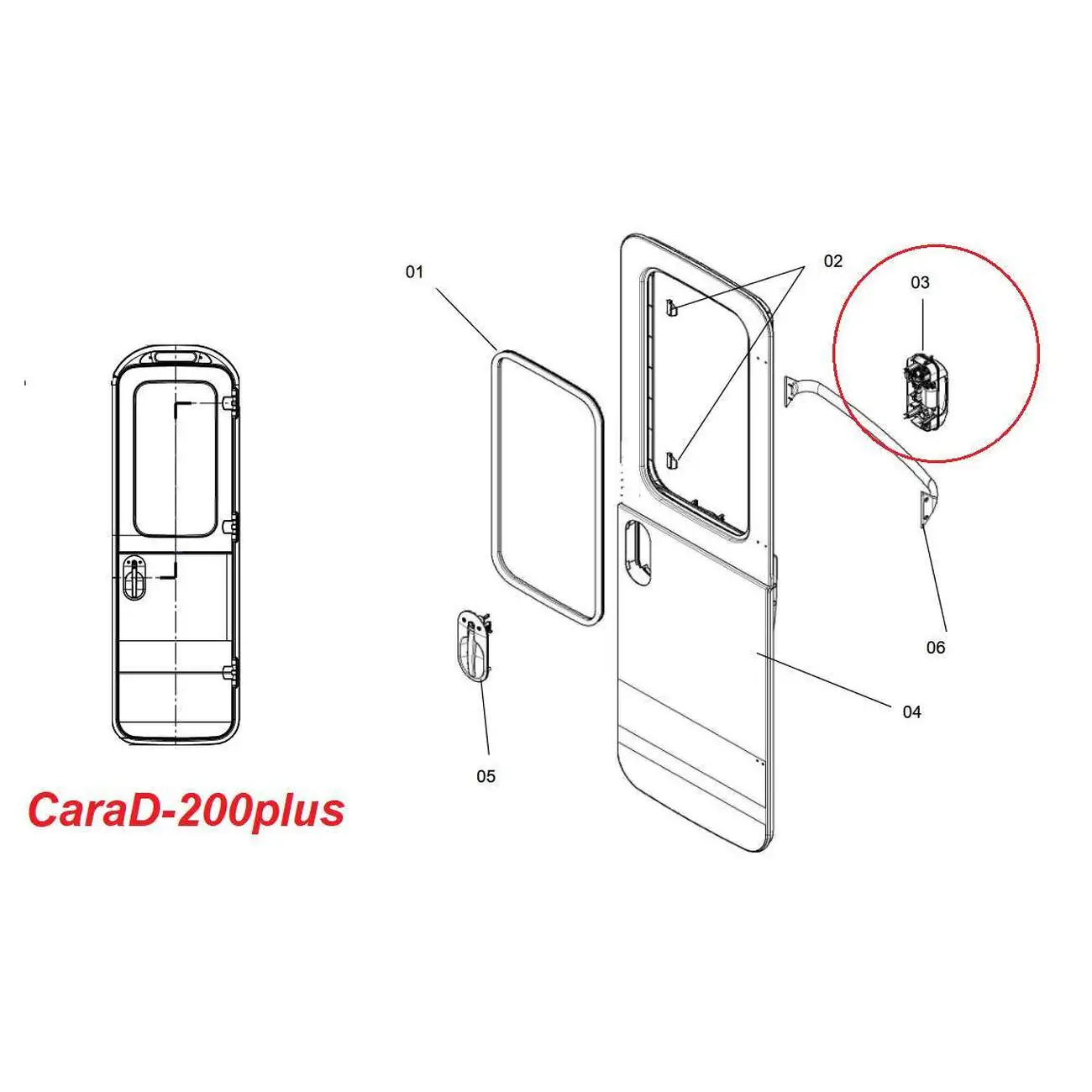 broasca usa CaraD - DOMETIC