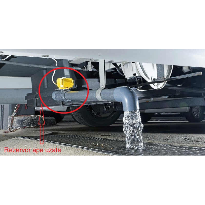 valva electrica golire rezervor ape gri LILIE