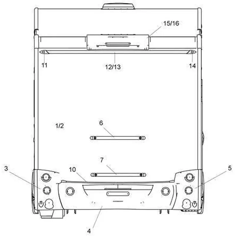 Bara spate UP RANGE - TRIGANO