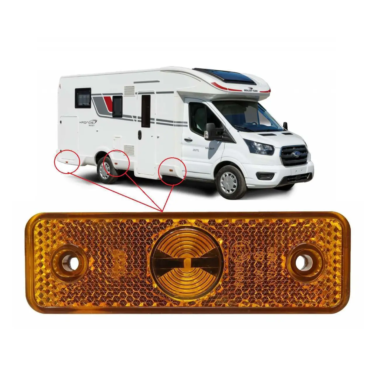 lampa gabarit laterala ROLLER TEAM