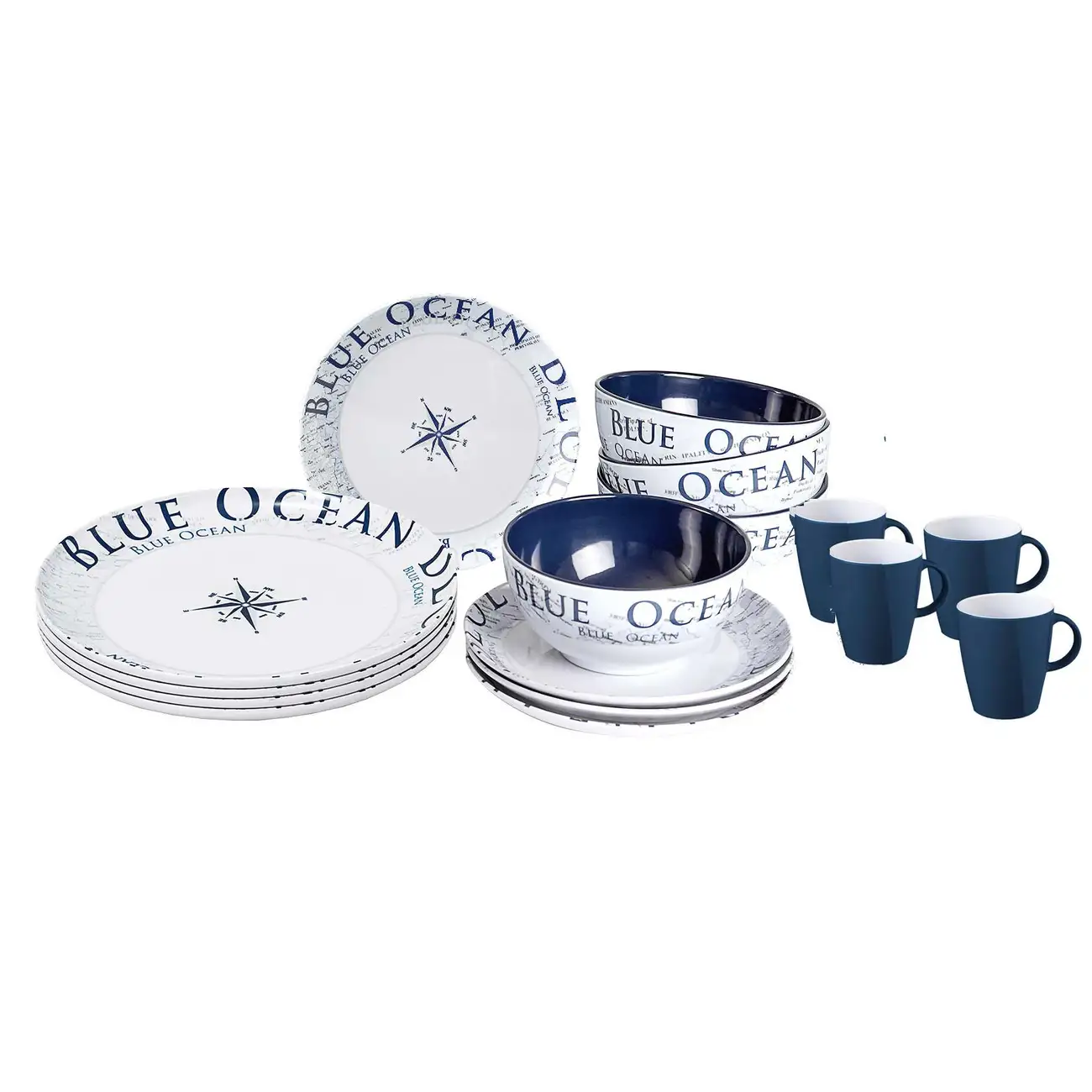 set vesela LUNCH BOX BLUE OCEAN - BRUNNER