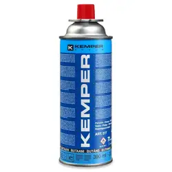 cartus gaz de unica folosinta BUTAN 220gr  - KEMPER/CAMP4