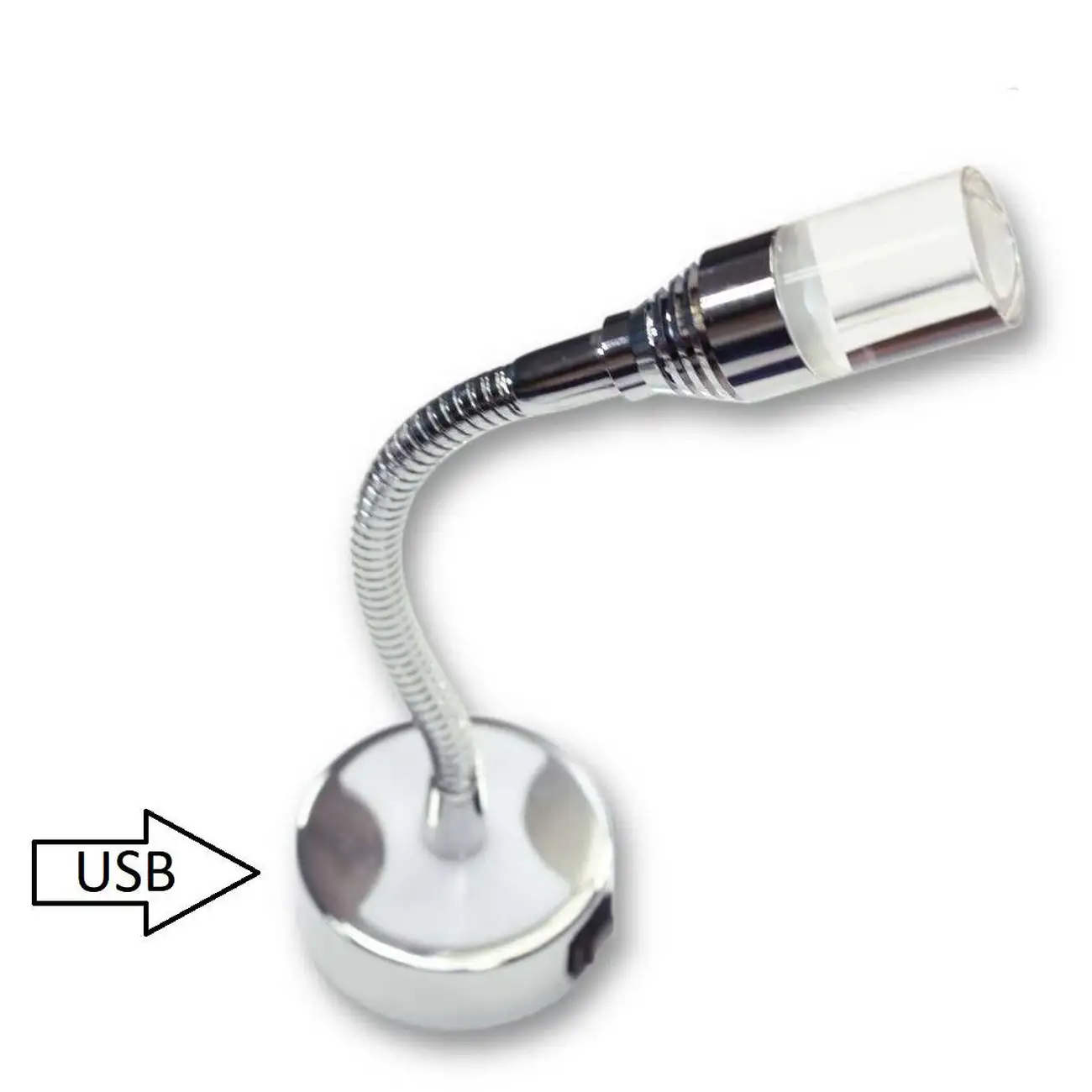 spot reglabil LED+ lumina de veghe albastru+USB - OEM LIGHTS