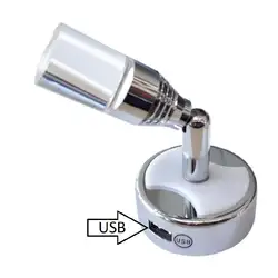 spot reglabil LED+ lumina de veghe albastra+USB - OEM LIGHTS